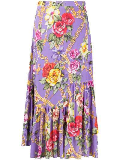 Boutique Moschino юбка макси с цветочным принтом