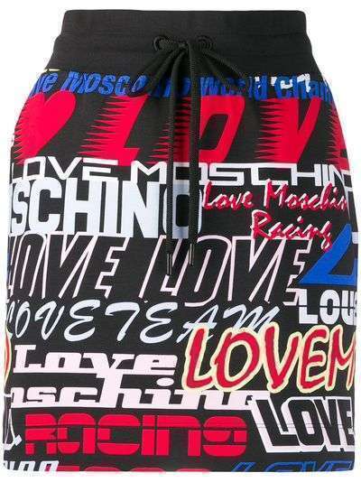 Love Moschino юбка с логотипом