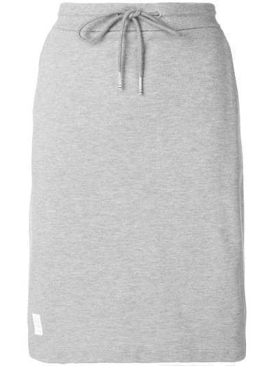 Thom Browne юбка пике с полосками