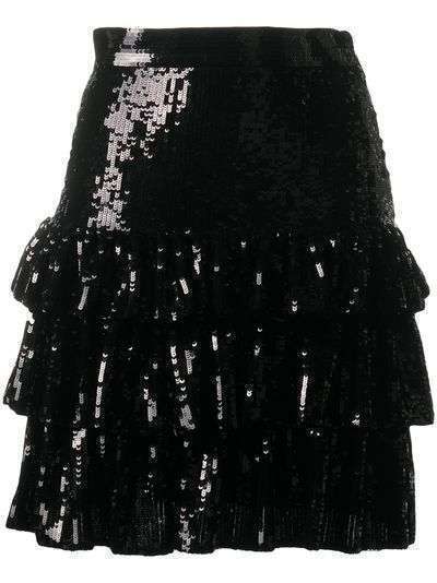 MSGM юбка мини с пайетками