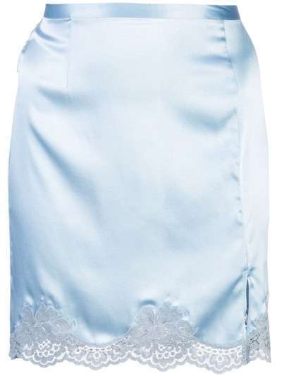 Fleur Du Mal юбка James с кружевной отделкой