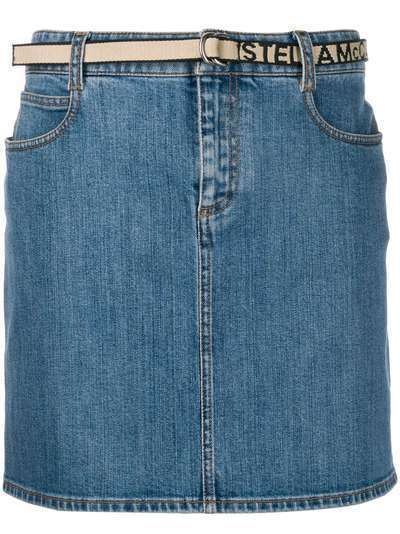 Stella McCartney джинсовая юбка с поясом