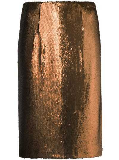 Paule Ka юбка-карандаш с отделкой пайетками
