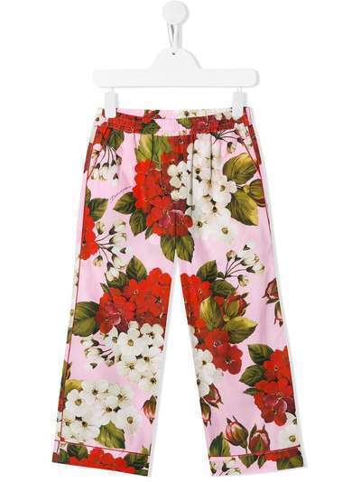Dolce & Gabbana брюки с цветочным принтом
