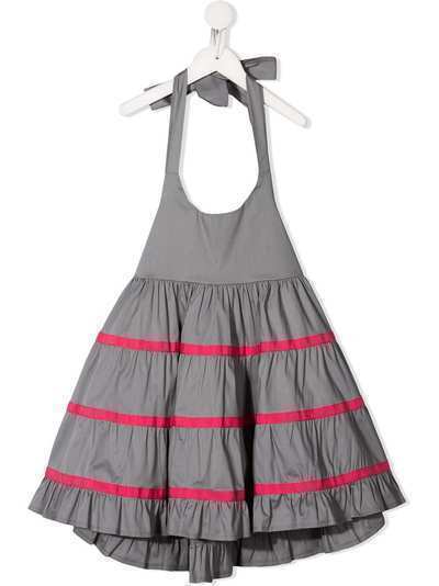 Piccola Ludo платье с вырезом халтер