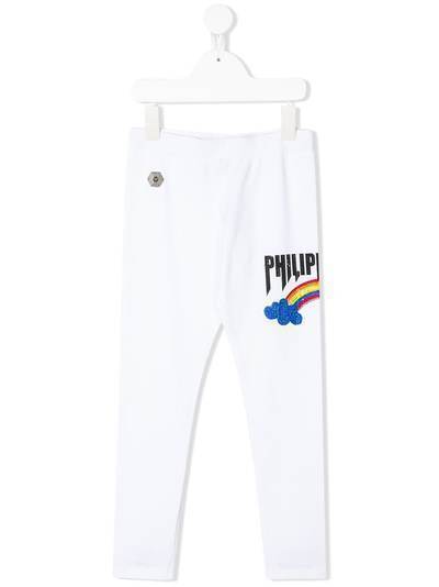 Philipp Plein Junior спортивные брюки с логотипом