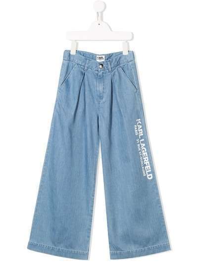 Karl Lagerfeld Kids широкие джинсы