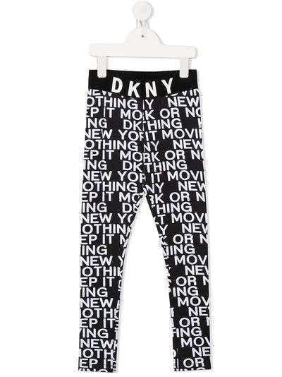 Dkny Kids брюки с надписью