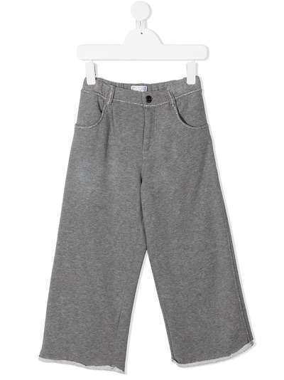 Brunello Cucinelli Kids широкие брюки