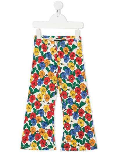 Mini Rodini брюки с цветочным принтом