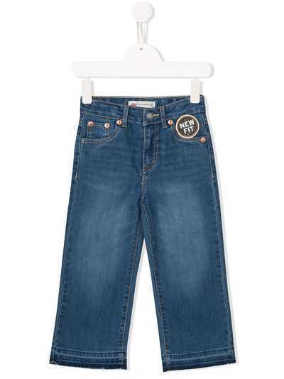 Levi's Kids укороченные джинсы широкого кроя