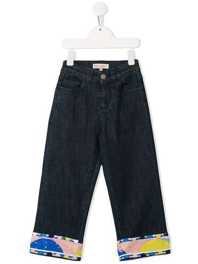 Emilio Pucci Junior расклешенные джинсы