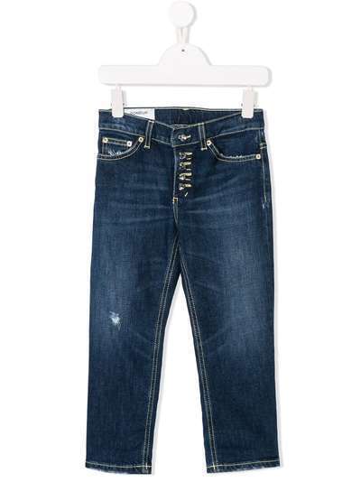 Dondup Kids distressed regular fit jeans