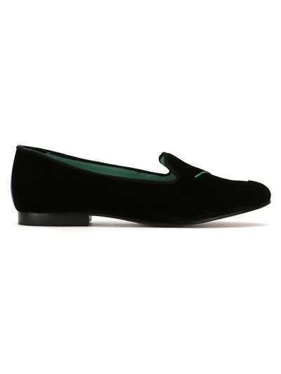 Blue Bird Shoes velvet Drinks loafers