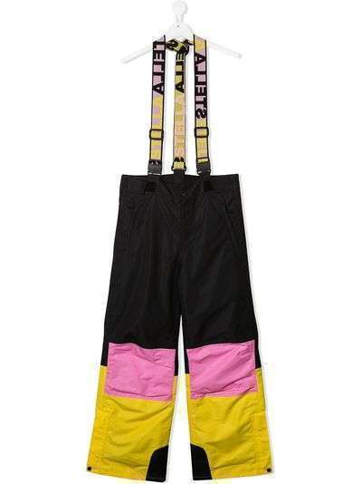 Stella McCartney Kids лыжные брюки в стиле колор-блок