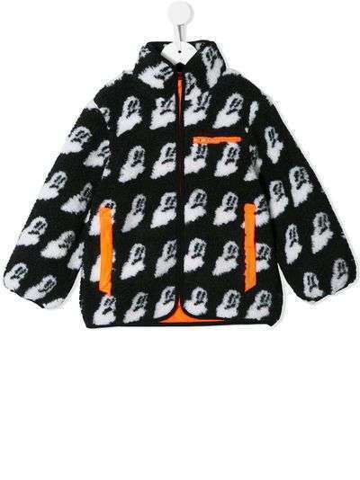 Stella McCartney Kids флисовая куртка с принтом