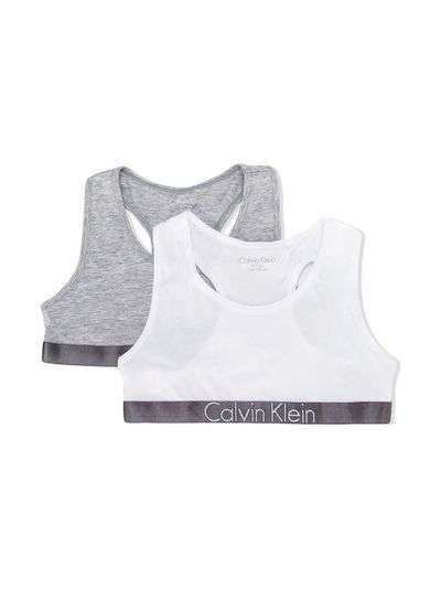 Calvin Klein Kids набор из двух топов с логотипом