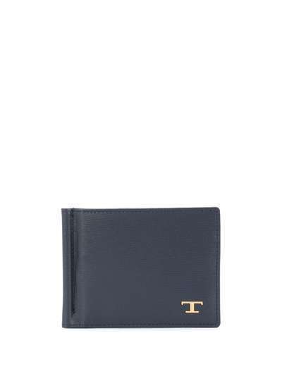 Tod's кошелек с зажимом для банкнот и монограммой