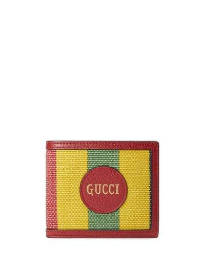 Gucci складной бумажник Baiadera в полоску