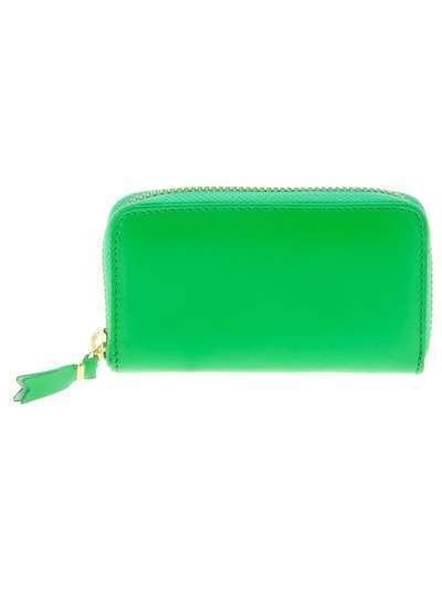 Comme Des Garçons Wallet 'Colour Plain' zip fastening wallet