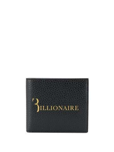 Billionaire кошелек из зернистой кожи с тисненым логотипом