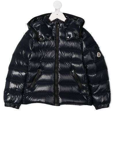 Moncler Kids пуховик с капюшоном