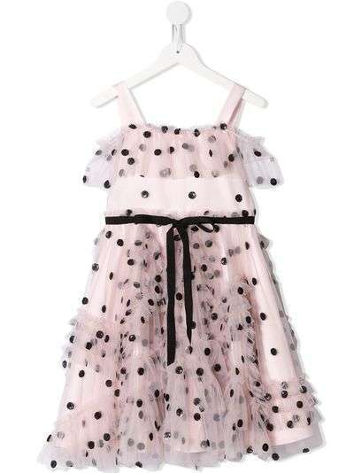 MARCHESA NOTTE MINI тюлевое платье Evelyn