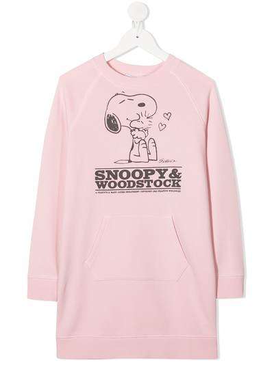 The Marc Jacobs Kids платье-толстовка Snoopy