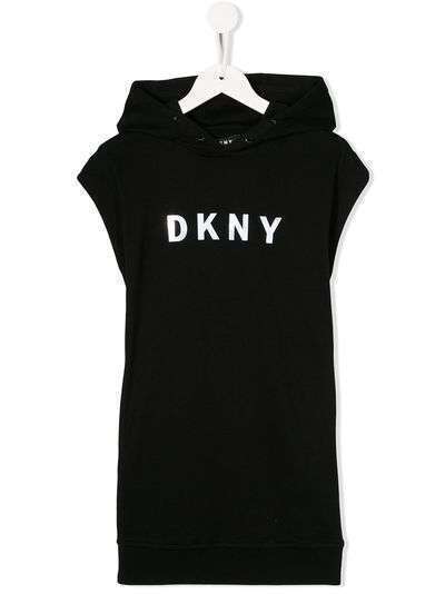 Dkny Kids платье без рукавов с капюшоном