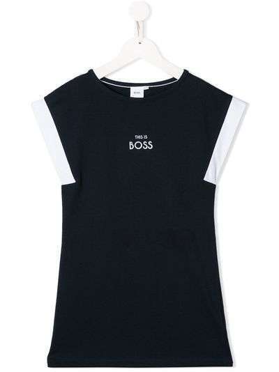Boss Kids платье с логотипом