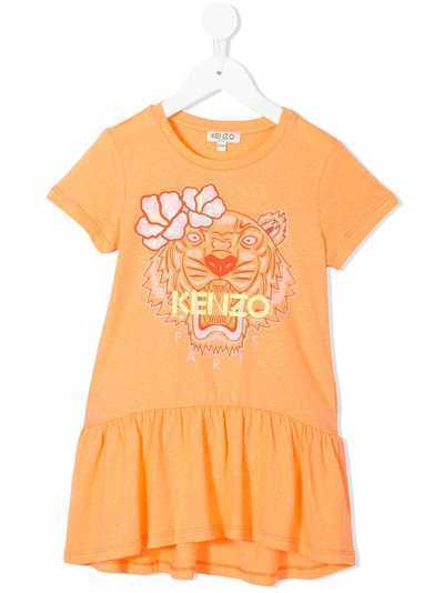 Kenzo Kids платье-футболка с тигром