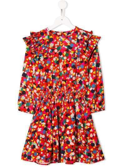 Stella McCartney Kids платье с геометричным принтом