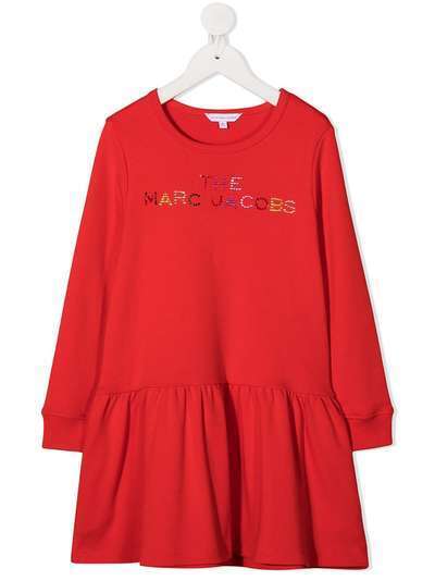 The Marc Jacobs Kids платье-трапеция с логотипом
