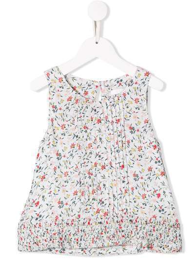 Chloé Kids платье без рукавов с цветочным принтом