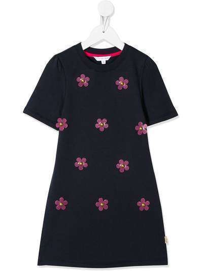 The Marc Jacobs Kids платье с цветочной аппликацией