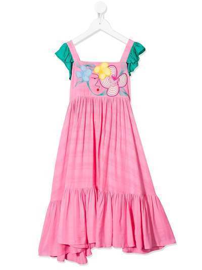 Raspberry Plum платье Greta с вышивкой