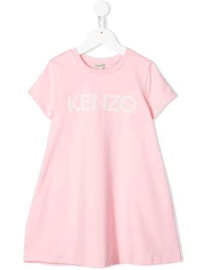 Kenzo Kids платье-свитер с логотипом