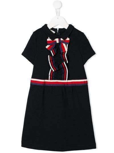 Gucci Kids платье в полоску в стиле casual