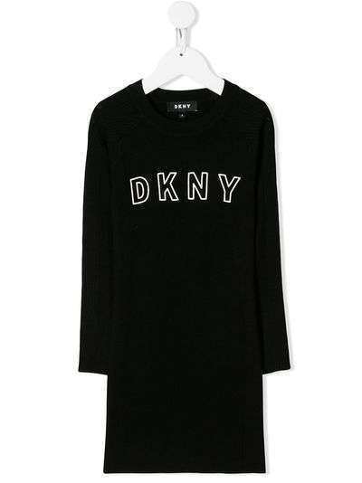 Dkny Kids платье-толстовка с логотипом