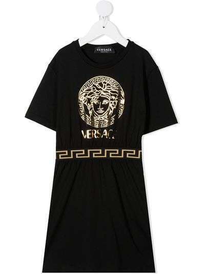 Young Versace платье с принтом Medusa