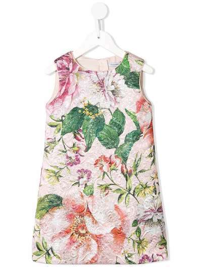 Dolce & Gabbana Kids платье с цветочным принтом