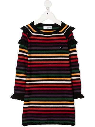 SONIA RYKIEL ENFANT трикотажное платье в полоску