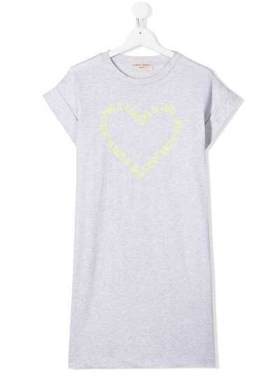 Alberta Ferretti Kids платье-футболка с принтом