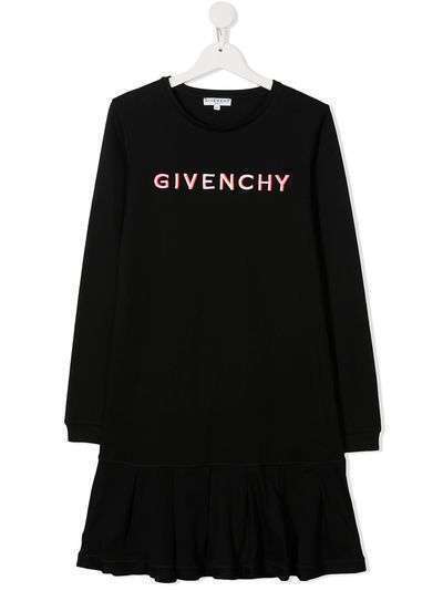 Givenchy Kids платье-джемпер с логотипом