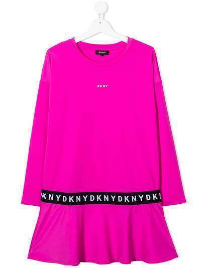 Dkny Kids платье с приспущенной талией