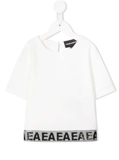 Emporio Armani Kids блузка с логотипом