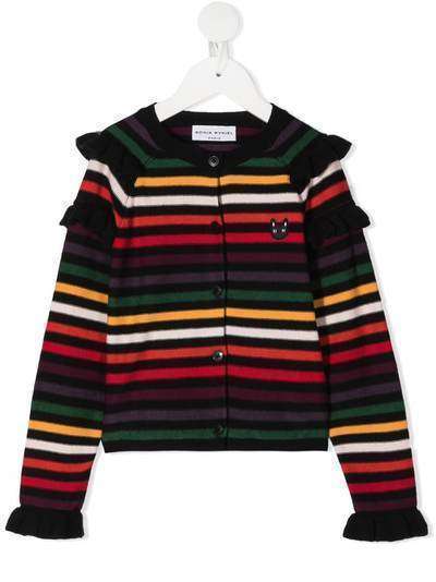 SONIA RYKIEL ENFANT кардиган в полоску