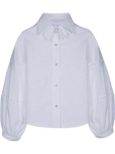 Lapin House рубашка с сетчатой вставкой