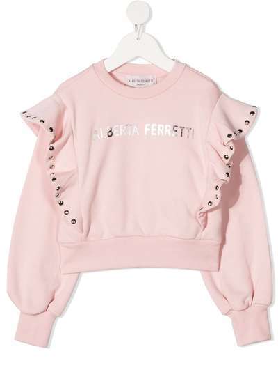 Alberta Ferretti Kids толстовка с логотипом