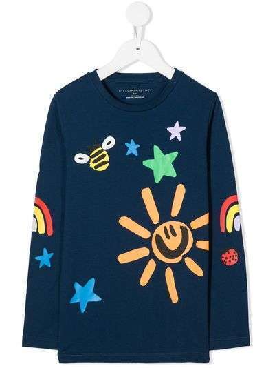 Stella McCartney Kids толстовка с принтом